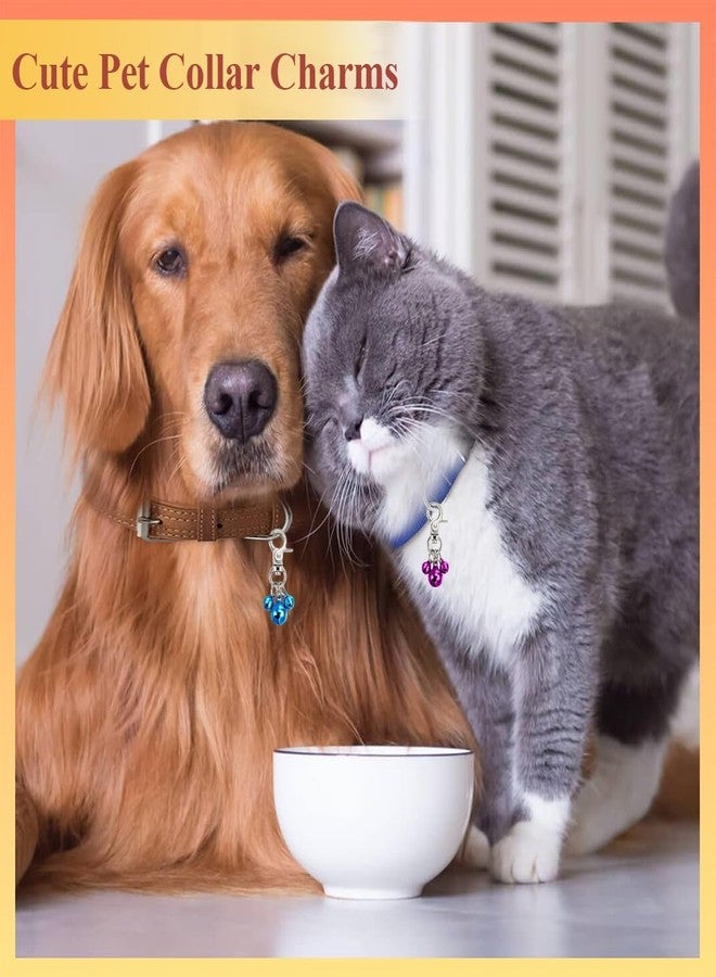 squishy 6Pcs Dog Bells for Neck, Dog Bell with Keychain, Bell for Dogs Collar, Lightweight and Durable for Small Pets, Indoor and Outdoor Use, DIY Accessories - Image 4